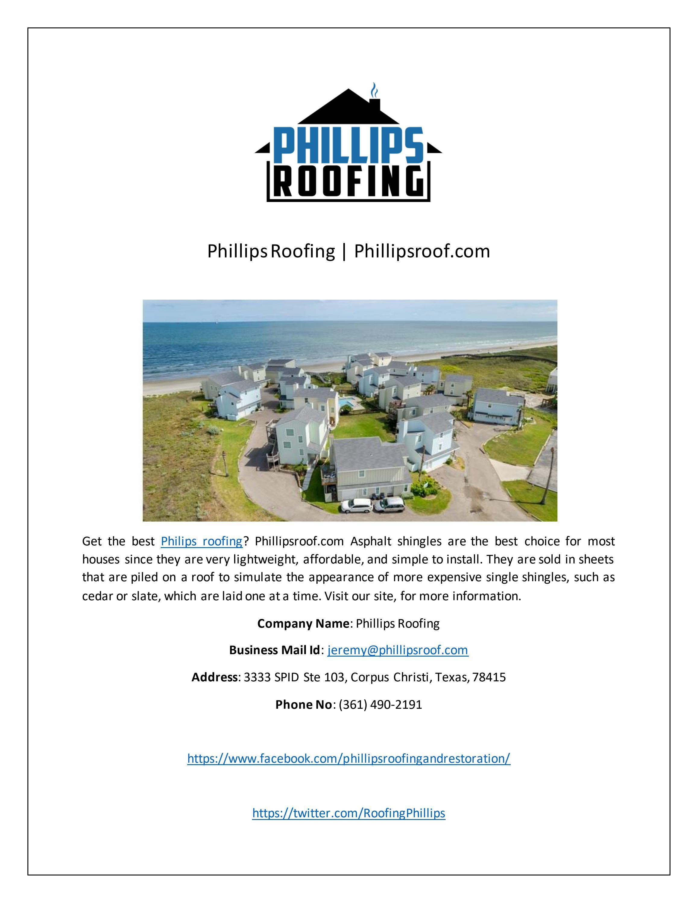 Phillips Roofing by Phillips Roofing Issuu