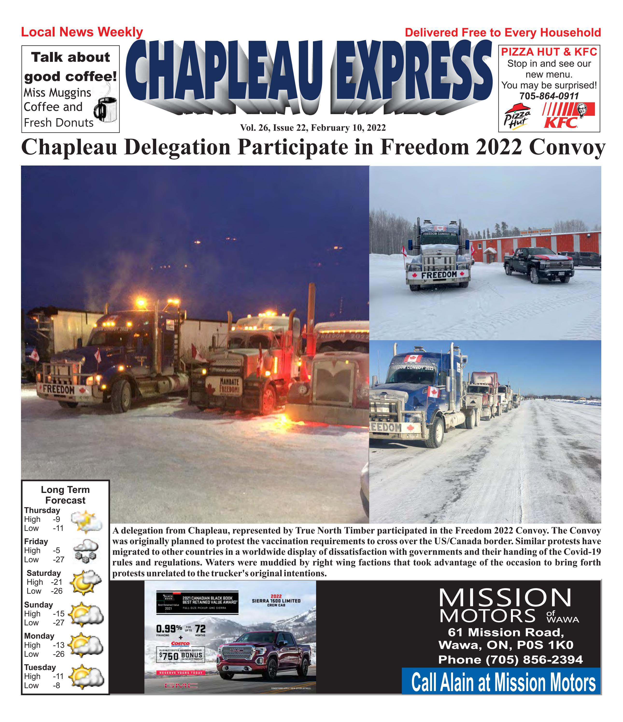 02102022 February 10 2022 by The Chapleau Express Issuu