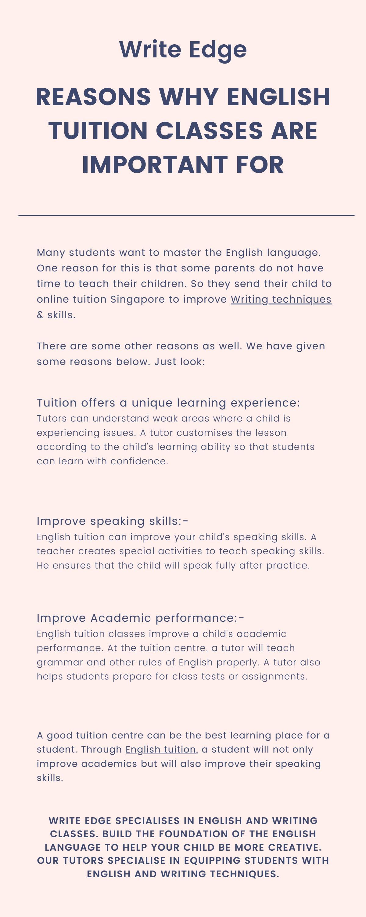 Reasons Why English Tuition Classes Are Important For By Write Edge Issuu Reasons Why English Tuition Classes Are Important For By Write Edge Issuu