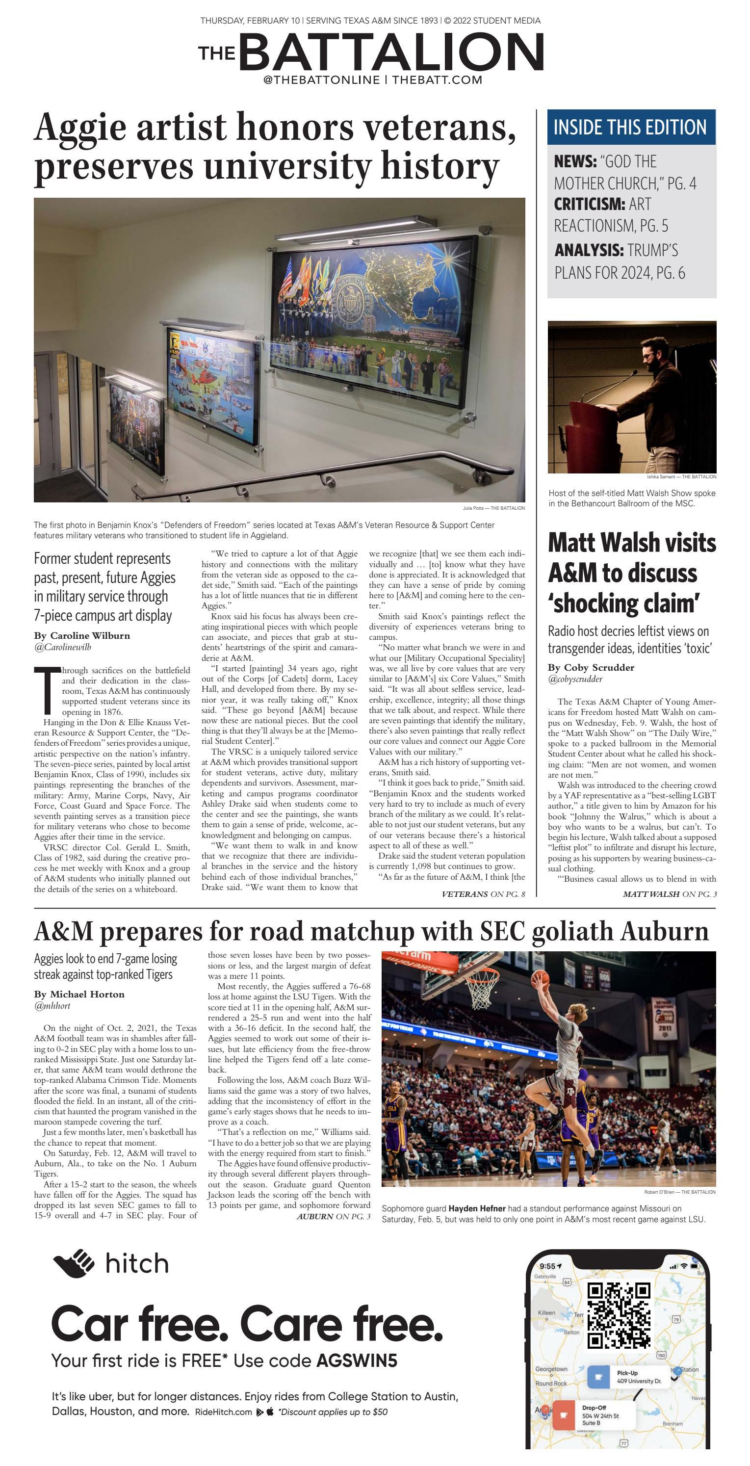 The Battalion — February 10, 2022 by The Battalion - Issuu