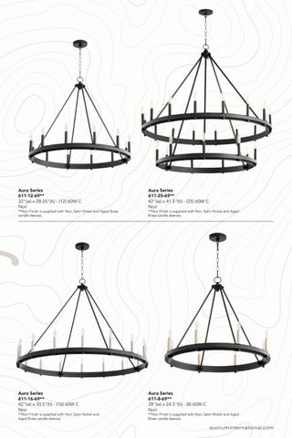 Pinhook Branding LLC 灯饰目录 · Quorum 吊灯 Style 指南 第 11 页