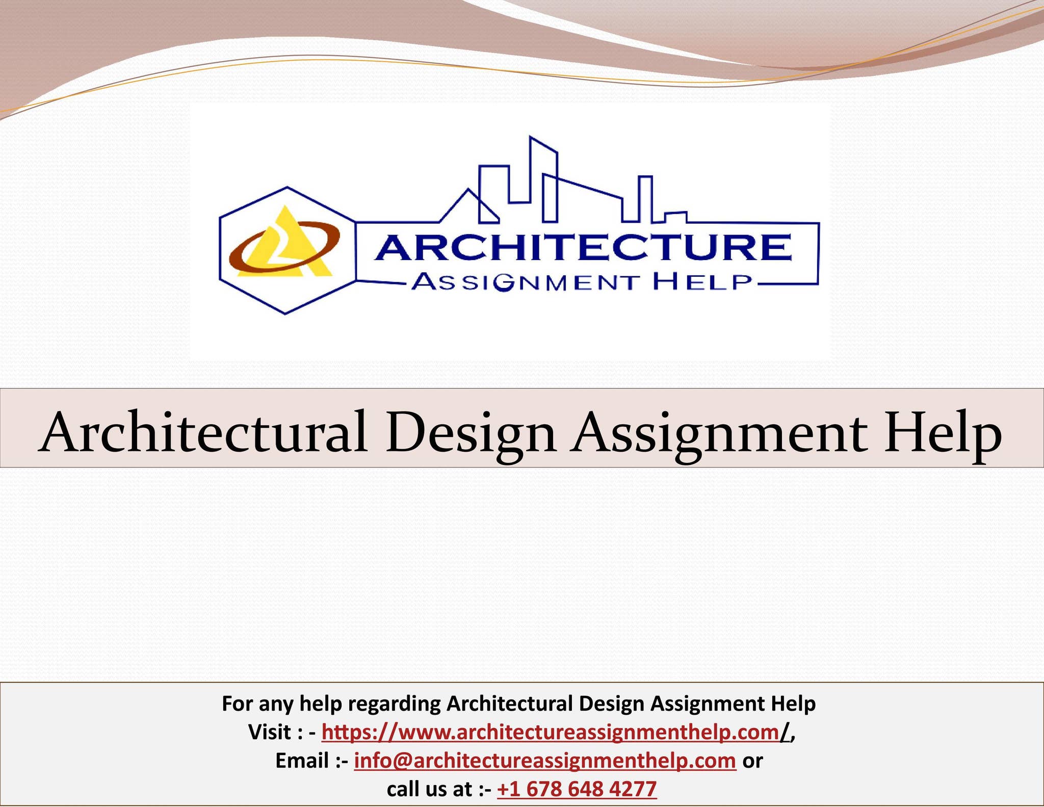 Architectural Design Assignment Help by Architecture Assignment Help ...