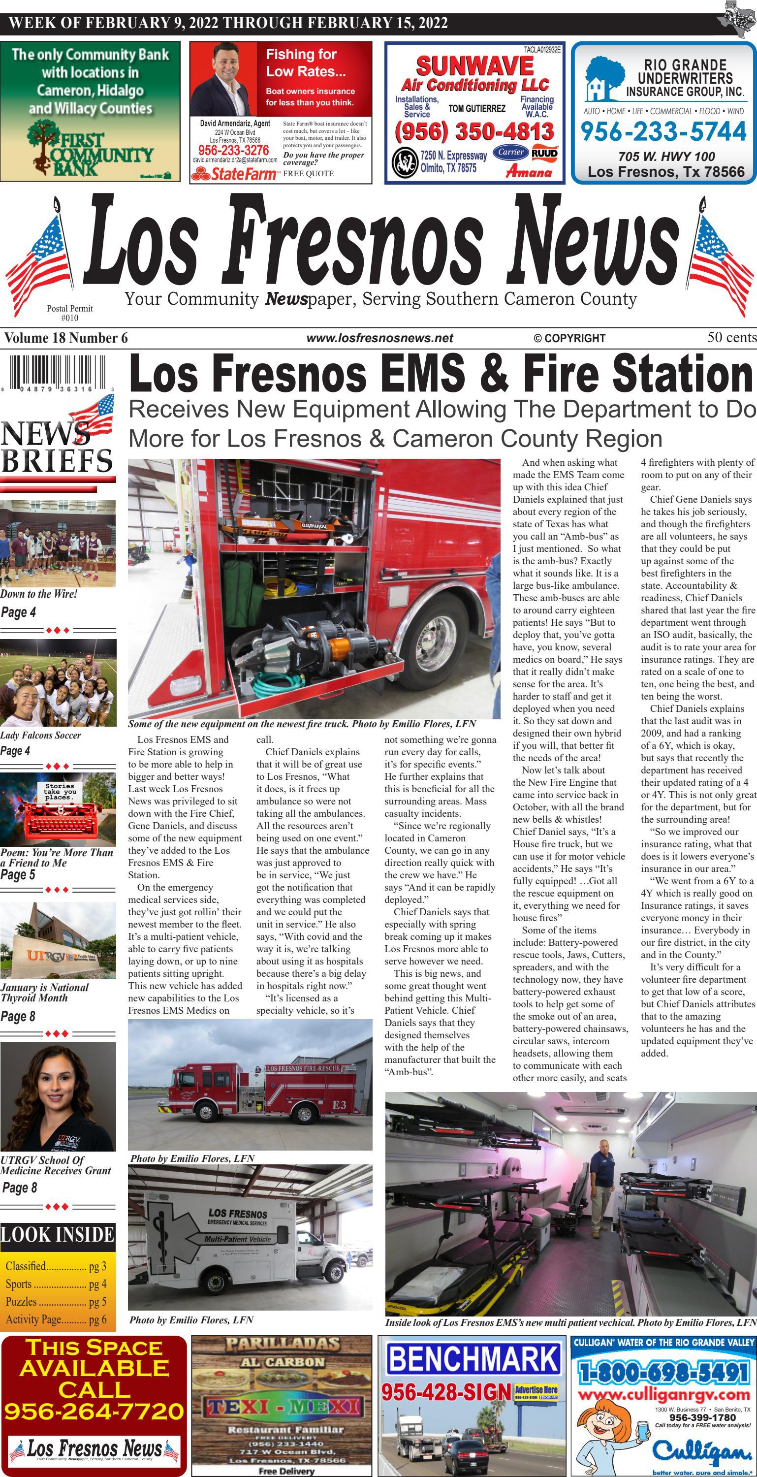 Los Fresnos News 2922 by La Feria News Issuu