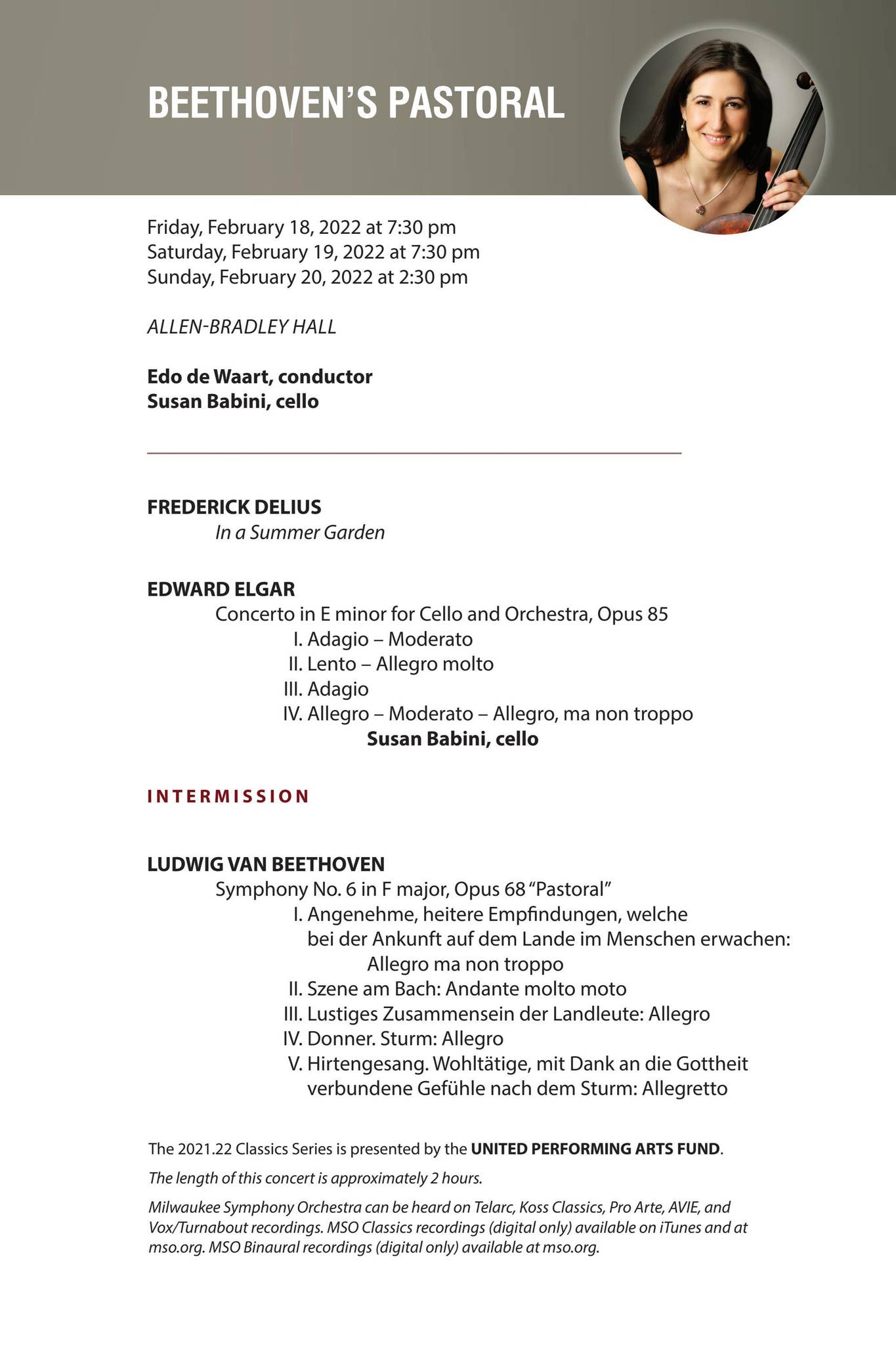 BEETHOVEN'S PASTORAL by Milwaukee Symphony Orchestra - Issuu, image size:1365x2048