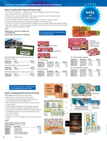 Demco, Inc. 教育 Library Essentials 家具目录 2022 第 6 页