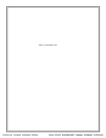 2020 IRS Form 990 cover