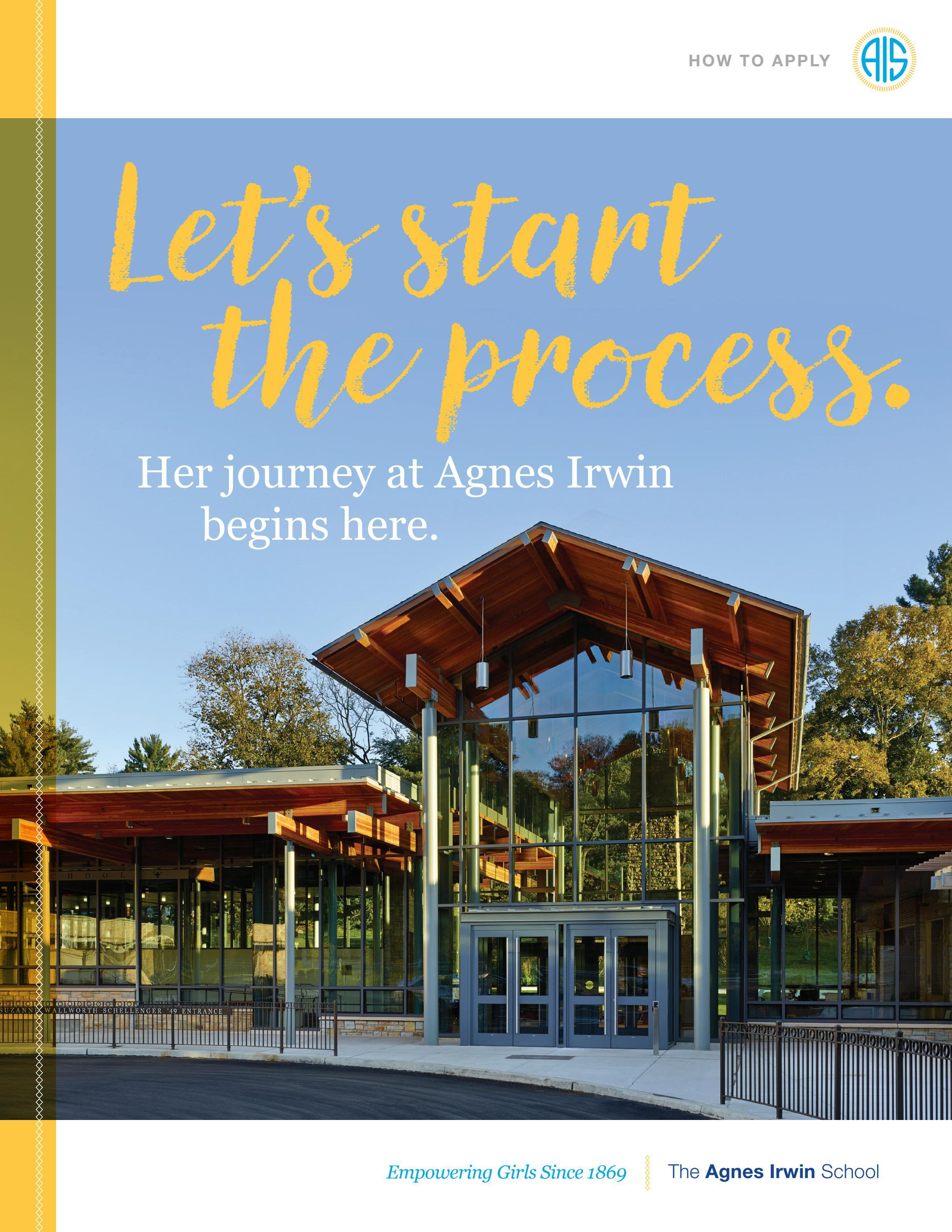 How to Apply to the Agnes Irwin School 202122 by The Agnes Irwin