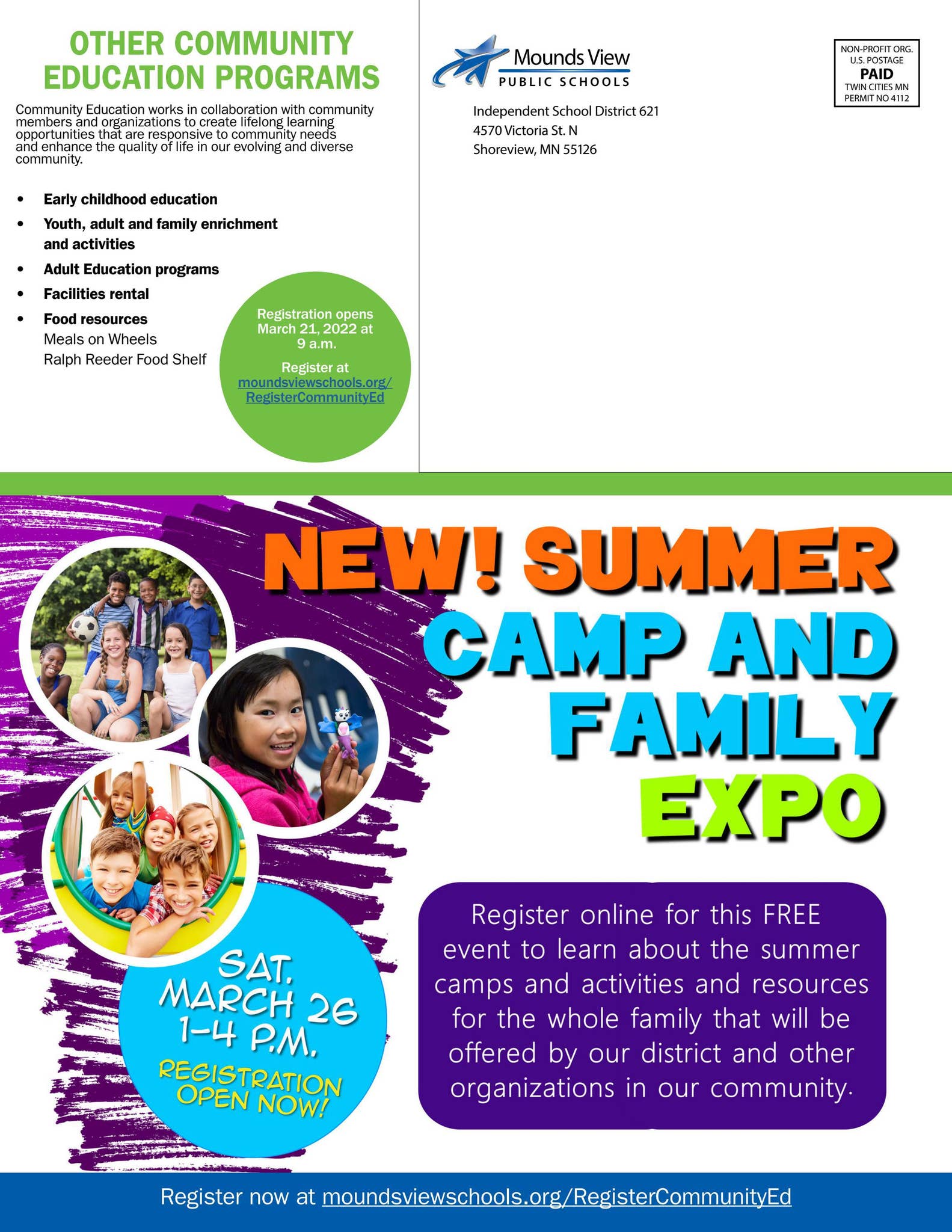 Community Education summer 2022 catalog by Mounds View Public Schools ...