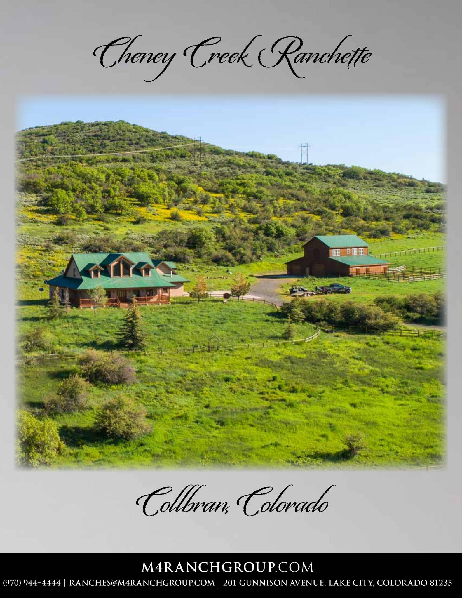 Cheyenne Ranch Colorado Cheney Creek Ranchette - Collbran, Colorado by M4 Ranch Group - Issuu