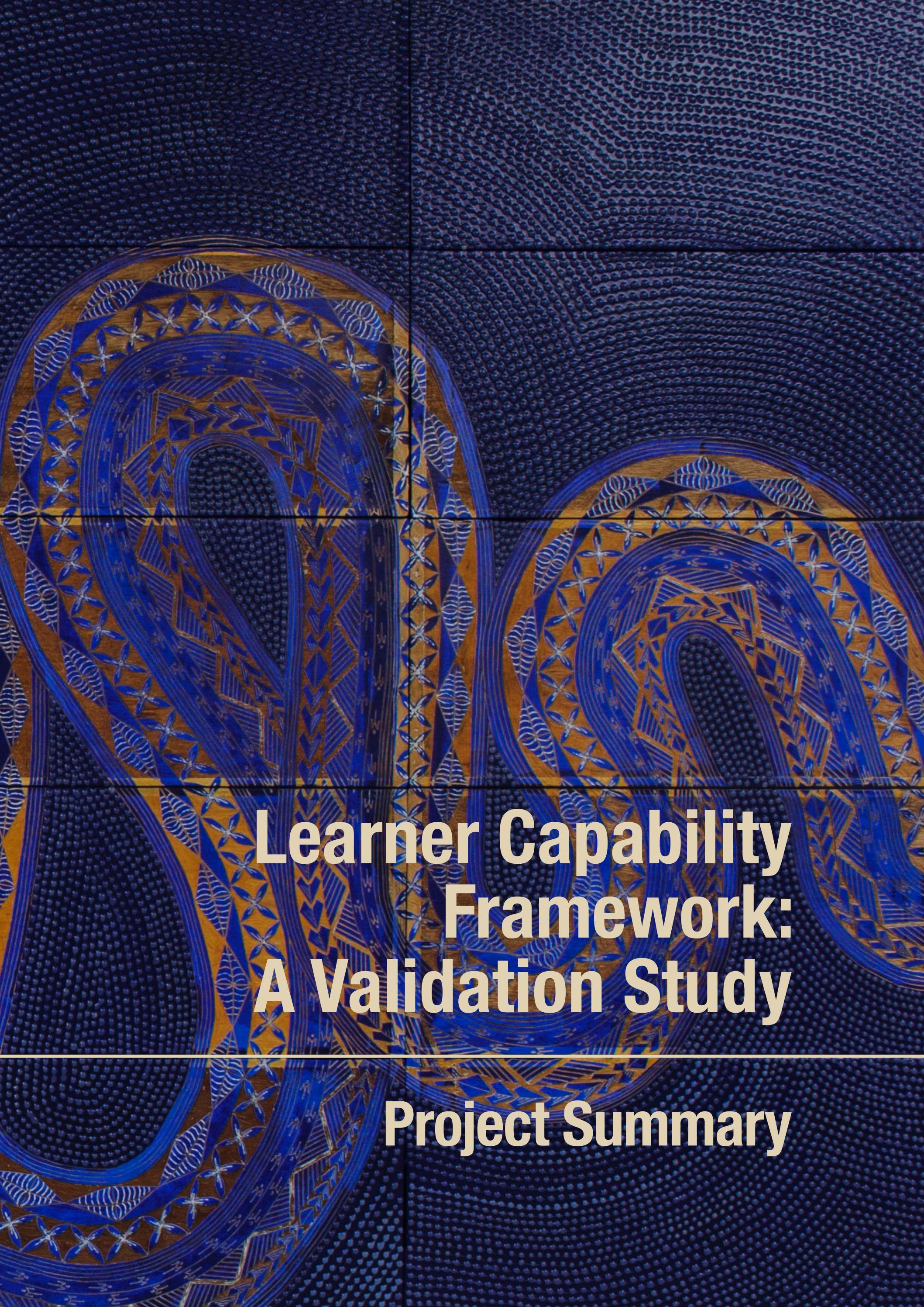 Learner Capability Framework: A Validation Study (Project Summary) by ...
