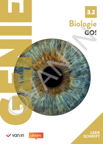 Cover of "GENIE Biologie GO! 3.2 leerschrift"