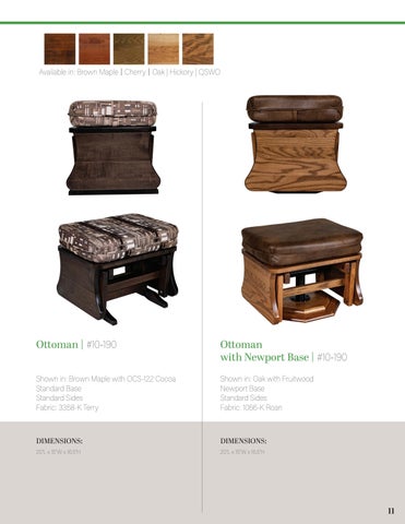 Miller - Miller's Cabinet - E&G Amish Furniture 家具目录 · 2021 Gliders by 第 11 页