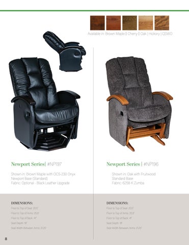 Miller - Miller's Cabinet - E&G Amish Furniture 家具目录 · 2021 Gliders by 第 8 页