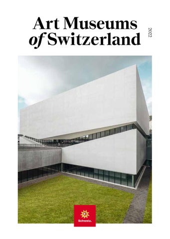 Cover of "Art Museums of Switzerland 2022 DE"