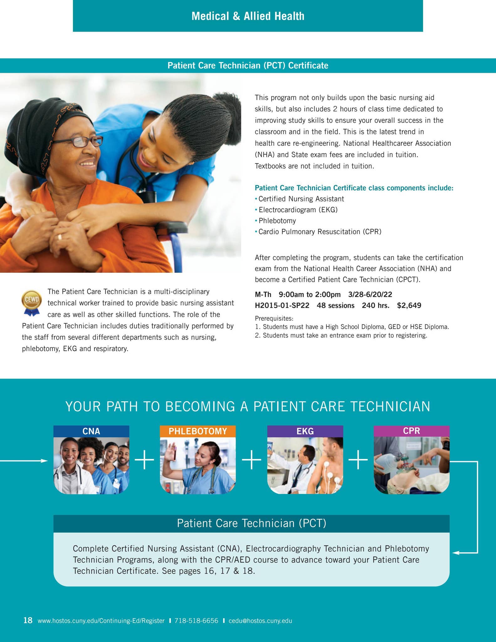 Spring 2022 Continuing Education Catalog by Hostos Community College