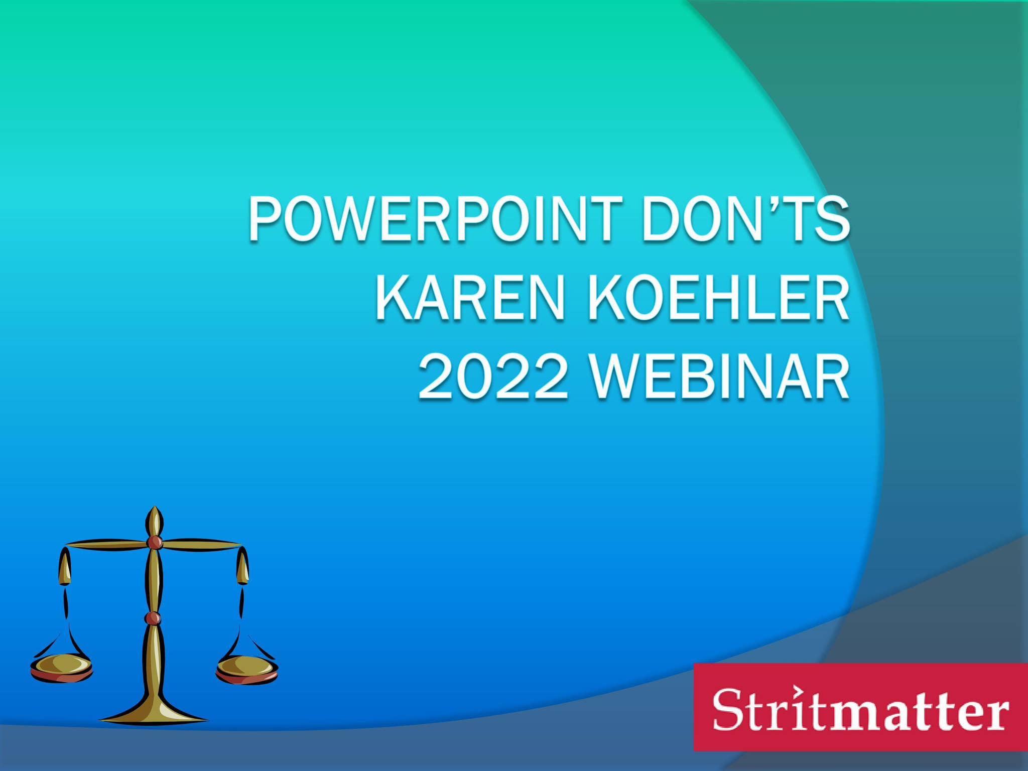 PPT Don'ts by Stritmatter Law - Issuu