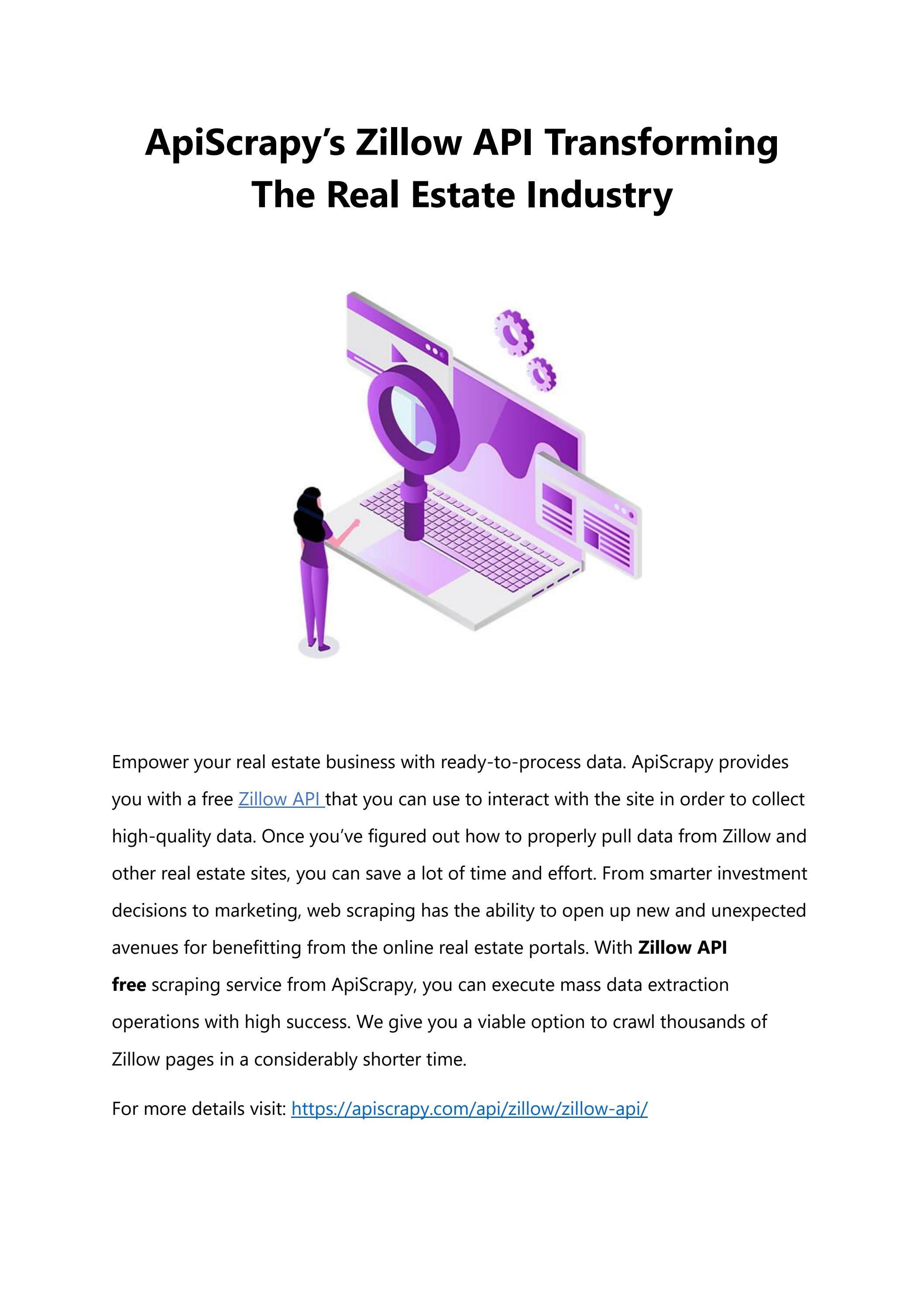 Getting Started With Zillow API by ApiScrapy Issuu