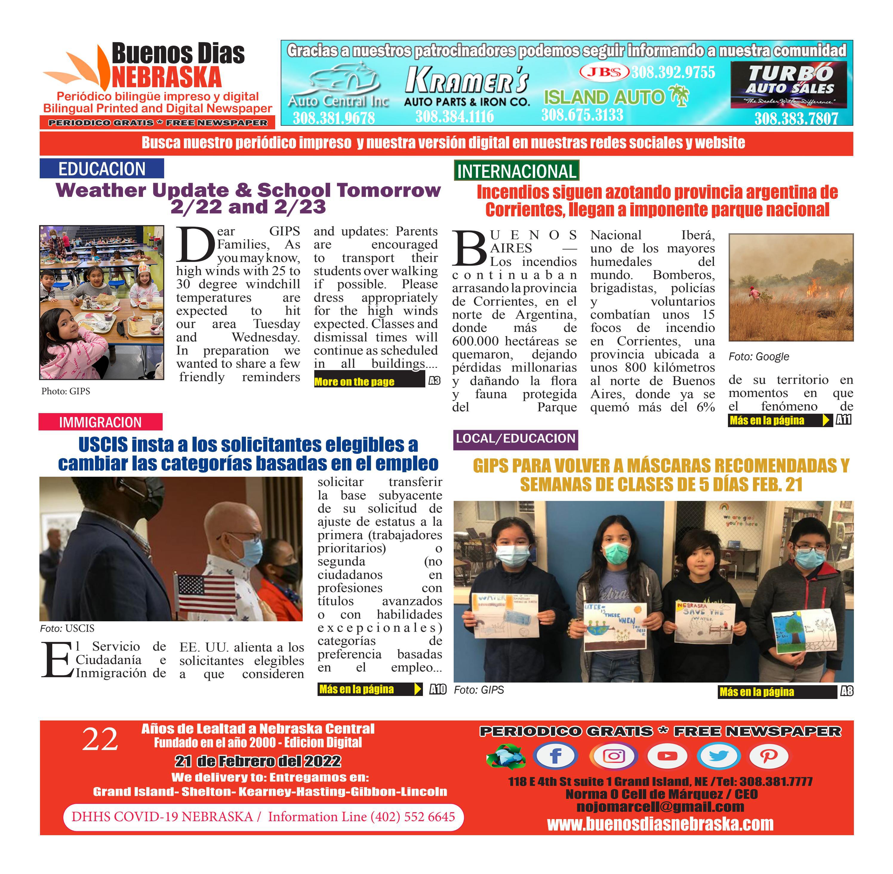 Buenos Dias Nebraska Newspaper/Periodico by Buenos Dias Nebraska Issuu