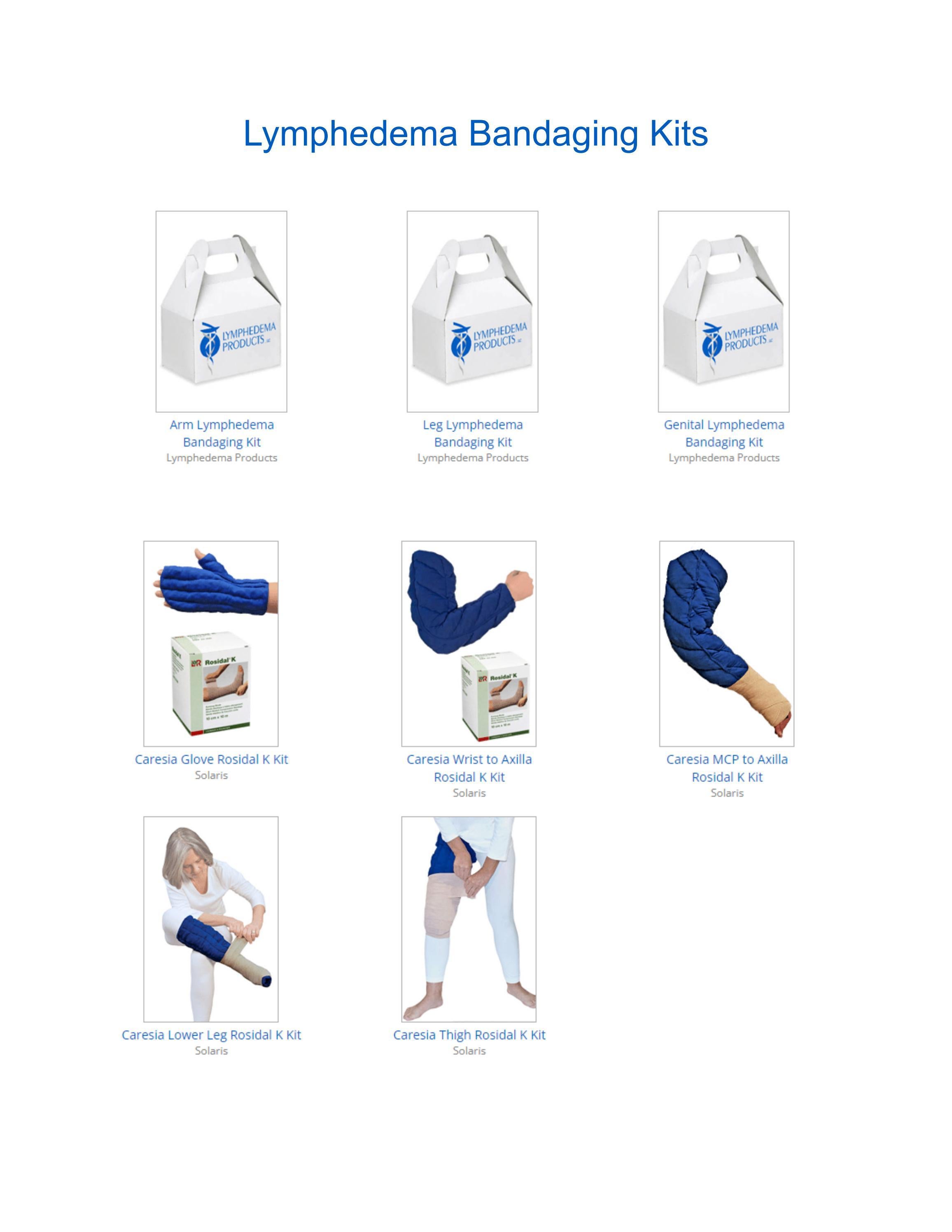 Lymphedema Bandaging Kits Lymphedema Products by lymphedemaproducts