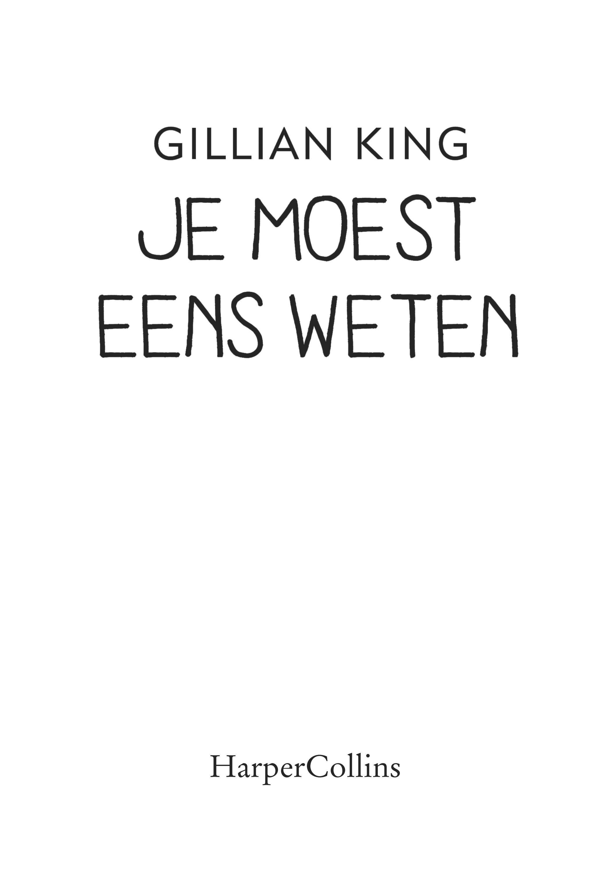 Je moest eens weten Inkijkexemplaar by HarperCollins Holland Issuu