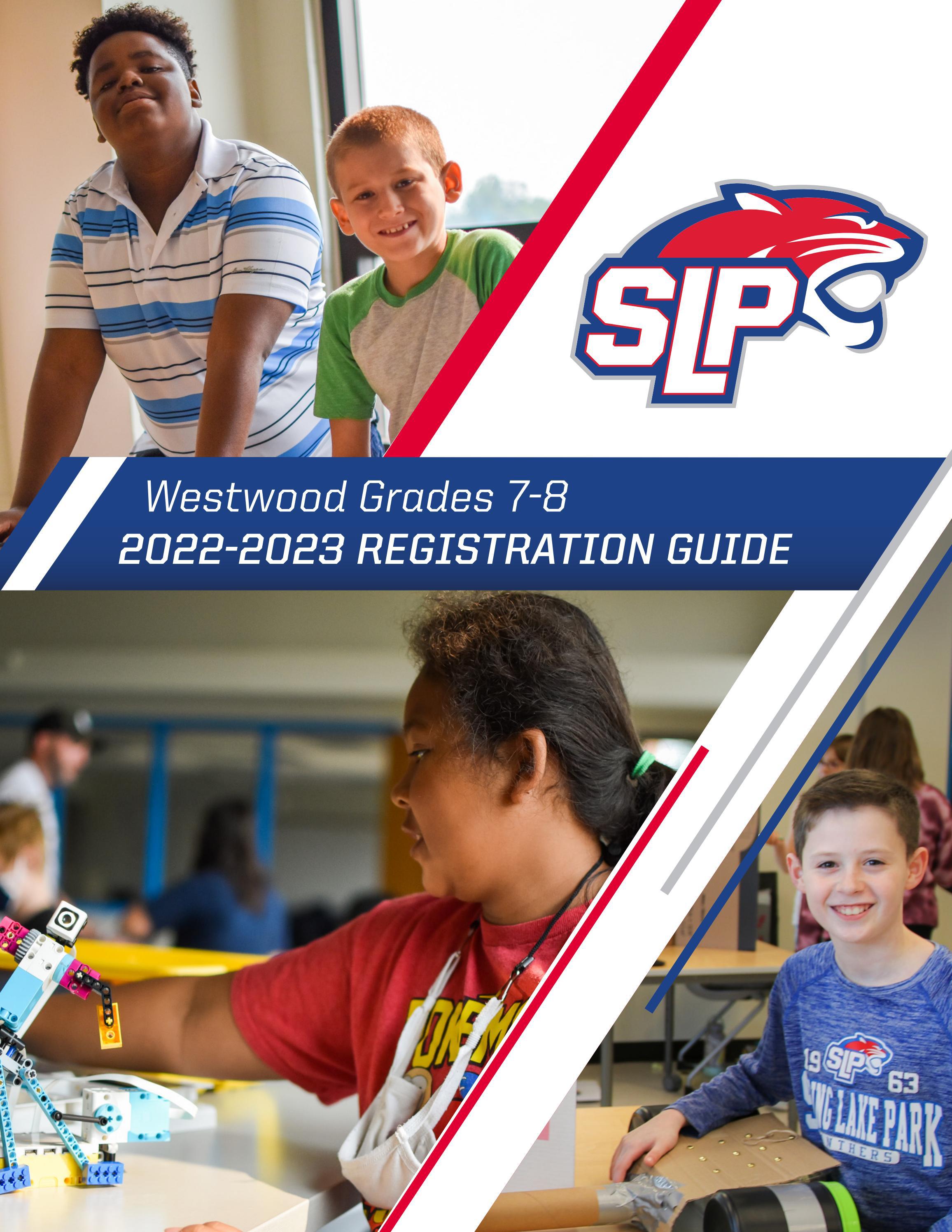 Westwood Grades 78 Registration Guide 20222023 by