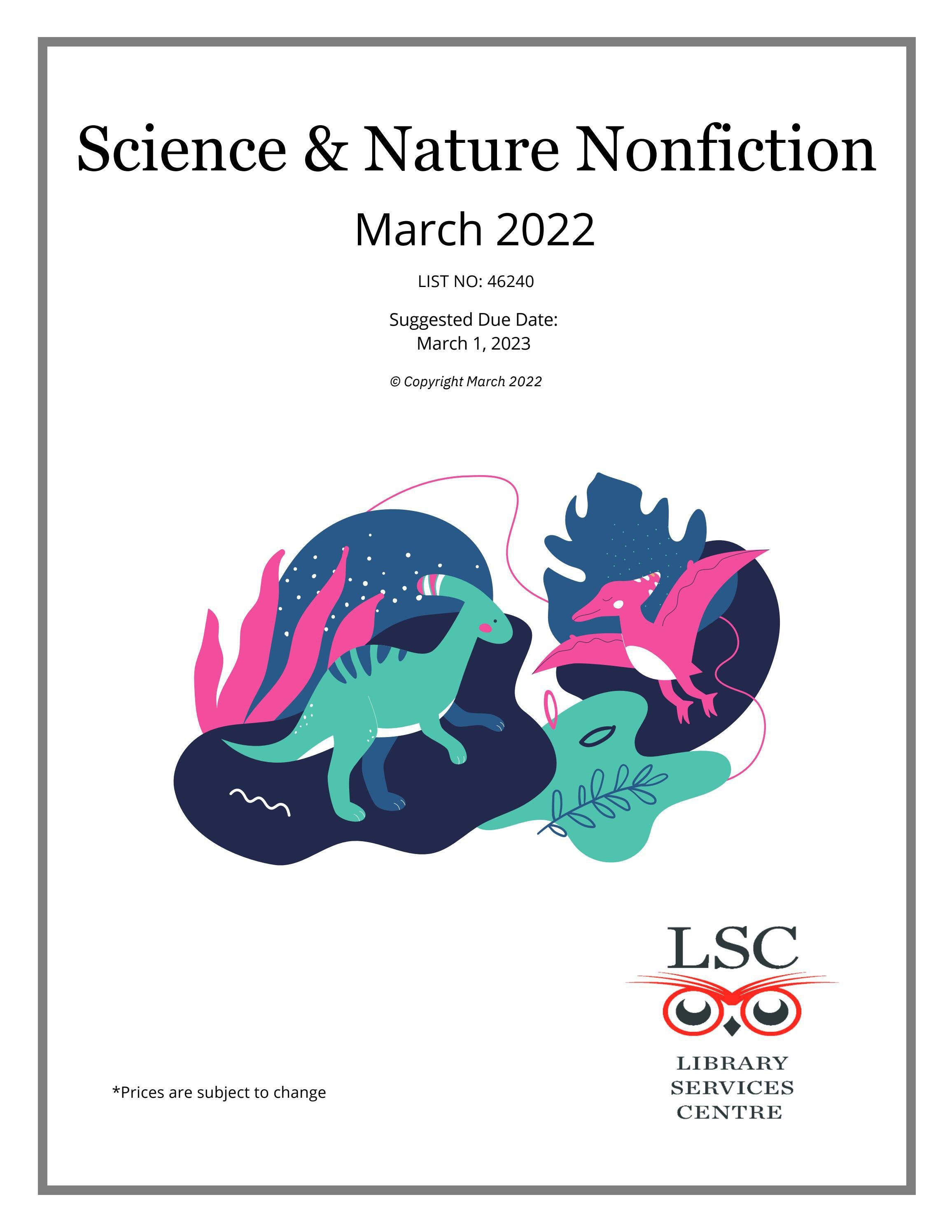 Science & Nature Nonfiction March 2022 by Library Services Centre