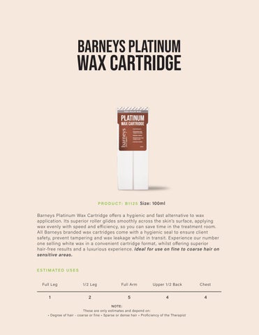 Barneys 专业 Wax 指南 第 10 页
