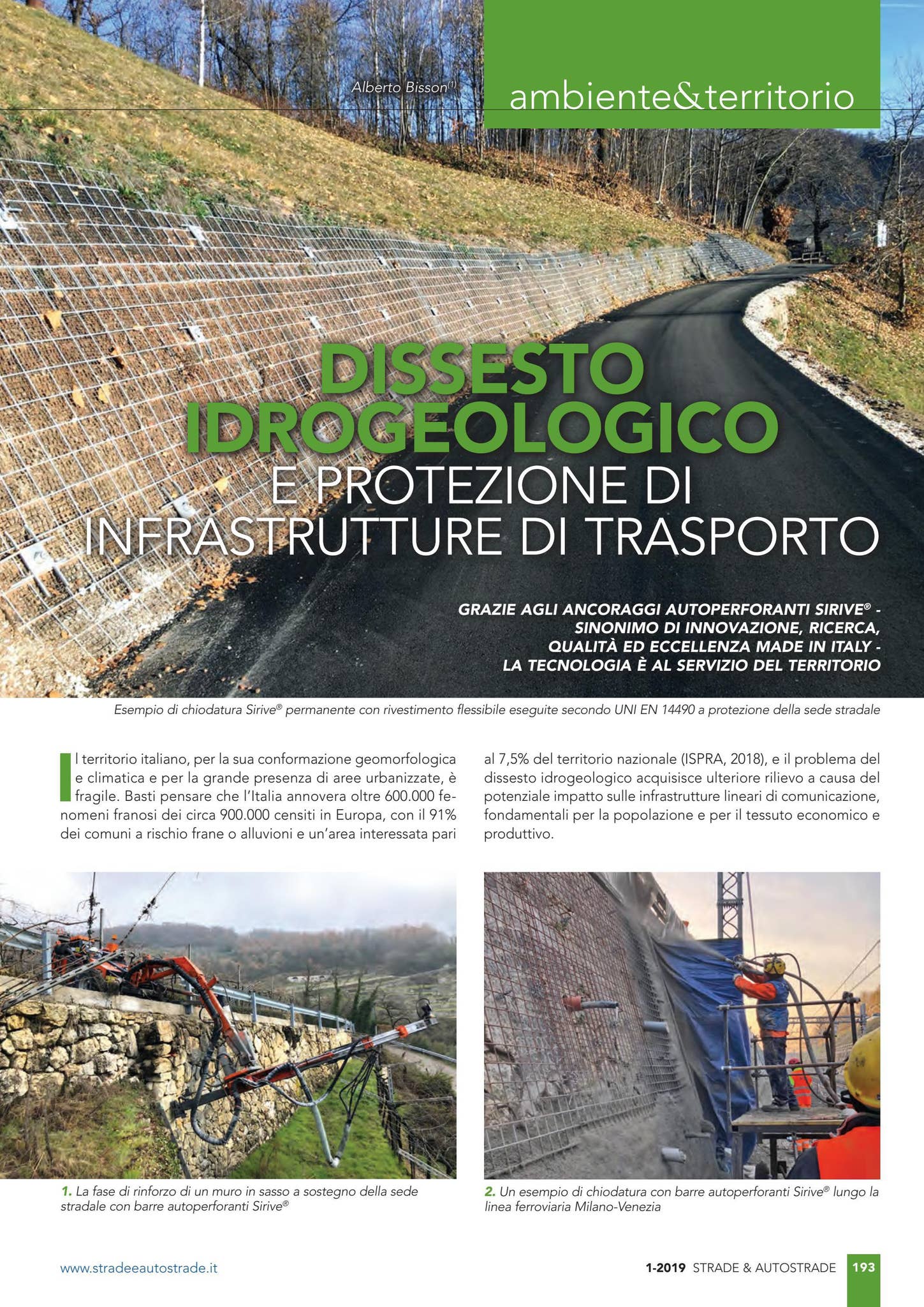 S&A 133 Gennaio-Febbraio 2019 by Strade&Autostrade - EDI-CEM Srl 