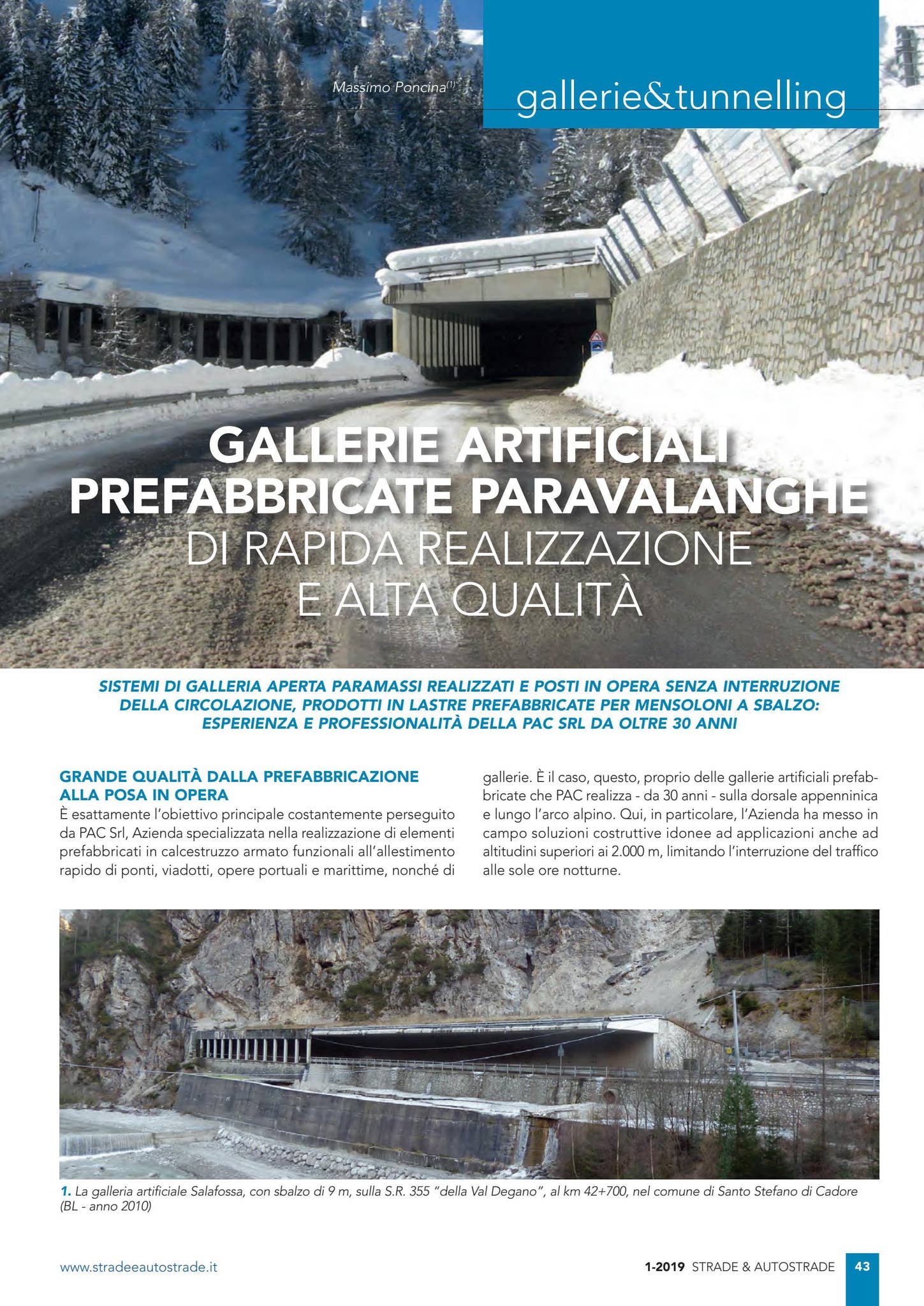 S&A 133 Gennaio-Febbraio 2019 by Strade&Autostrade - EDI-CEM Srl 