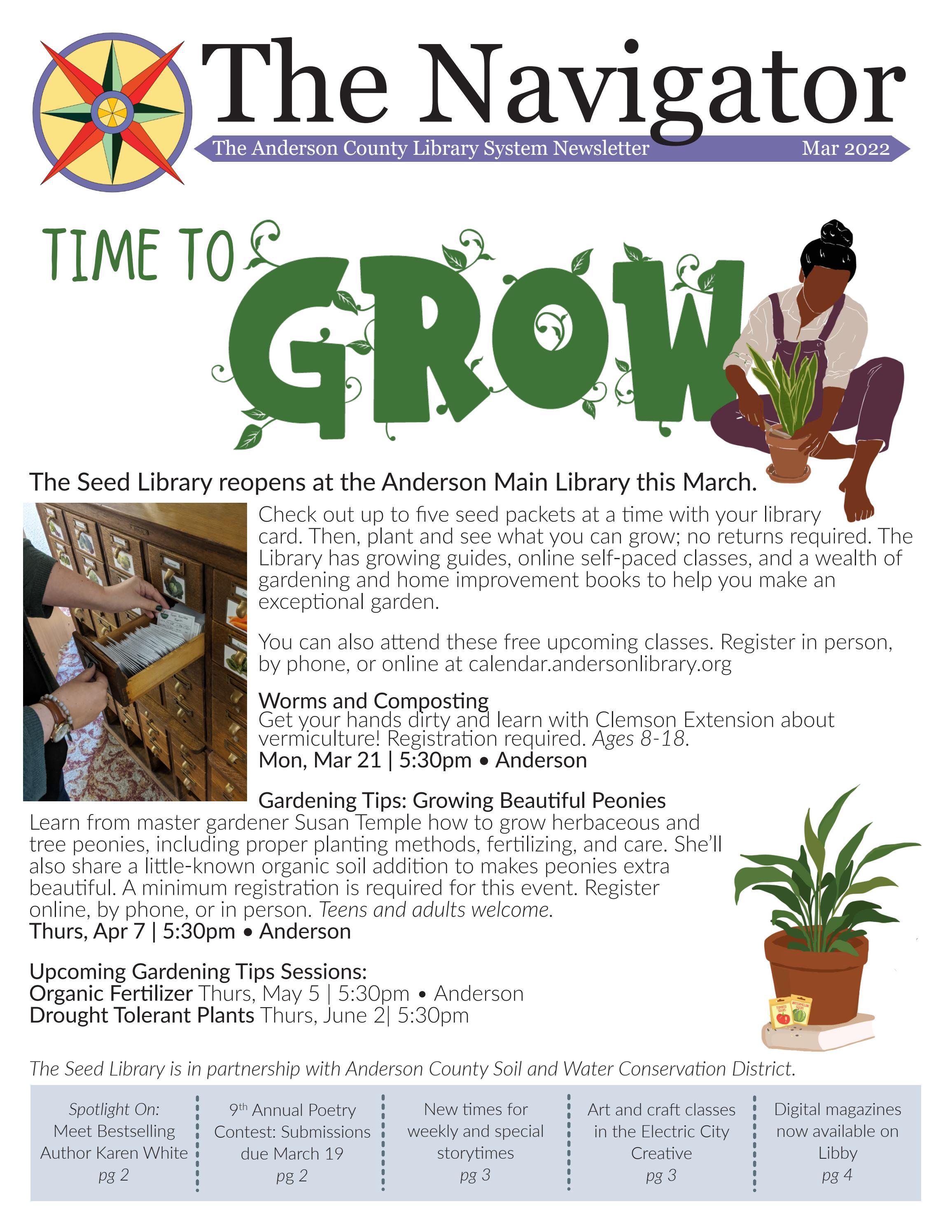 The Navigator March 2022 by Anderson County Library System Issuu