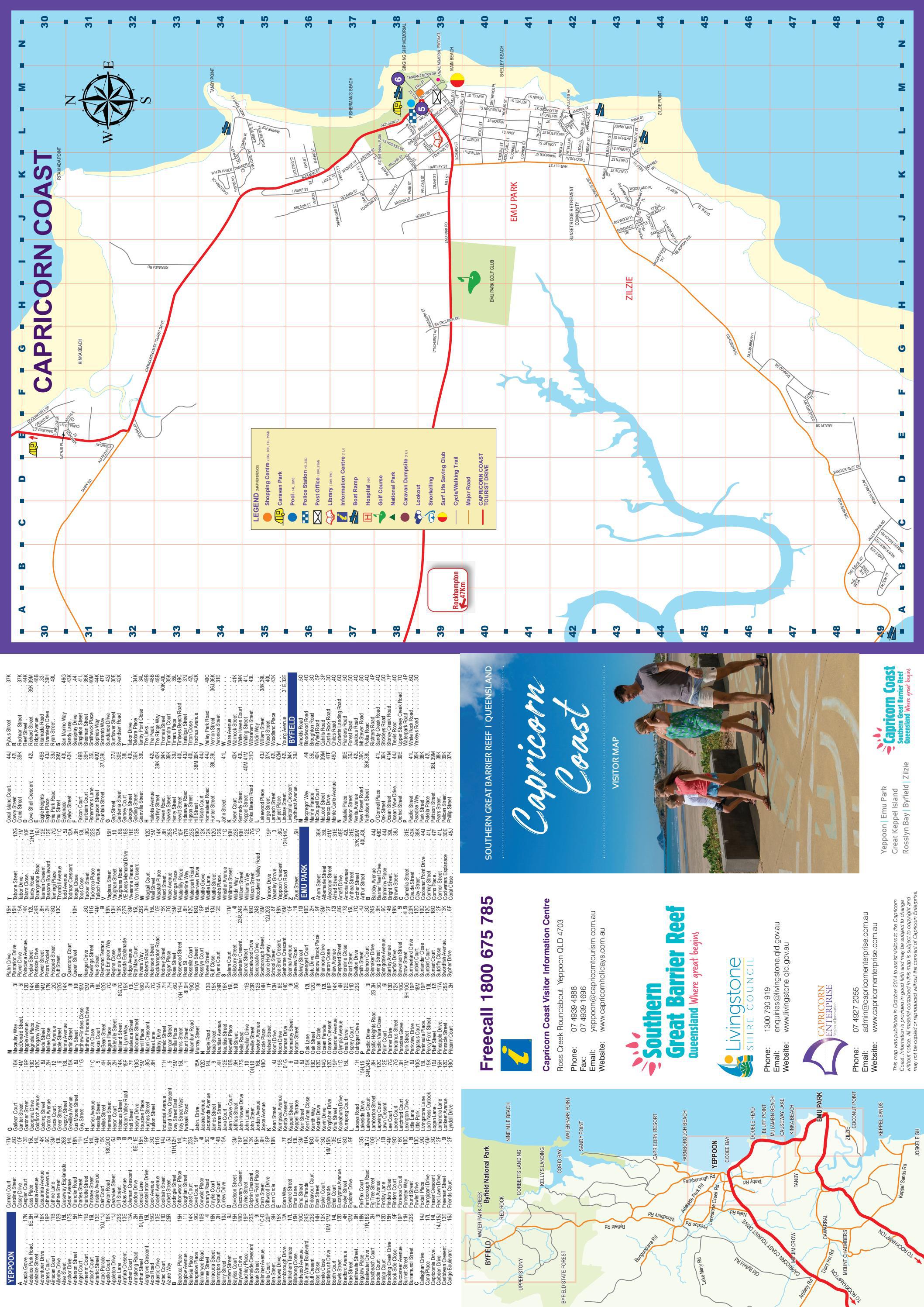 Capricorn Coast Street Map by Capricorn Enterprise - Issuu