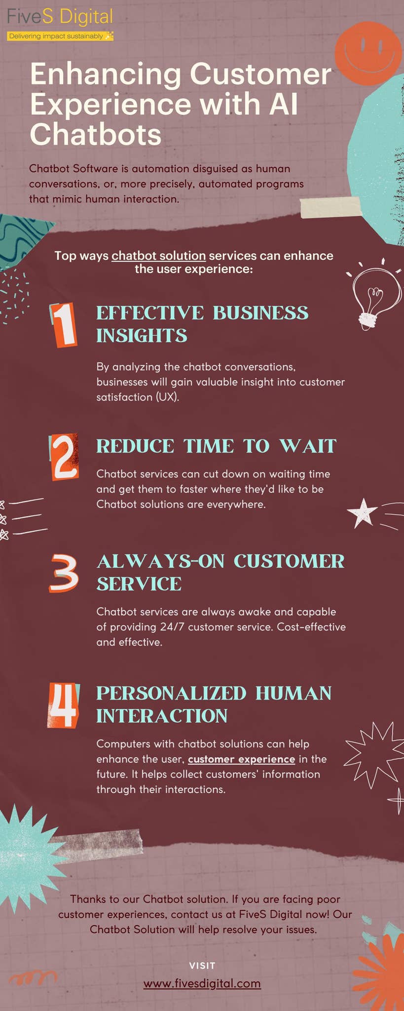 Enhancing Customer Experience with AI Chatbots by fivesdigital - Issuu