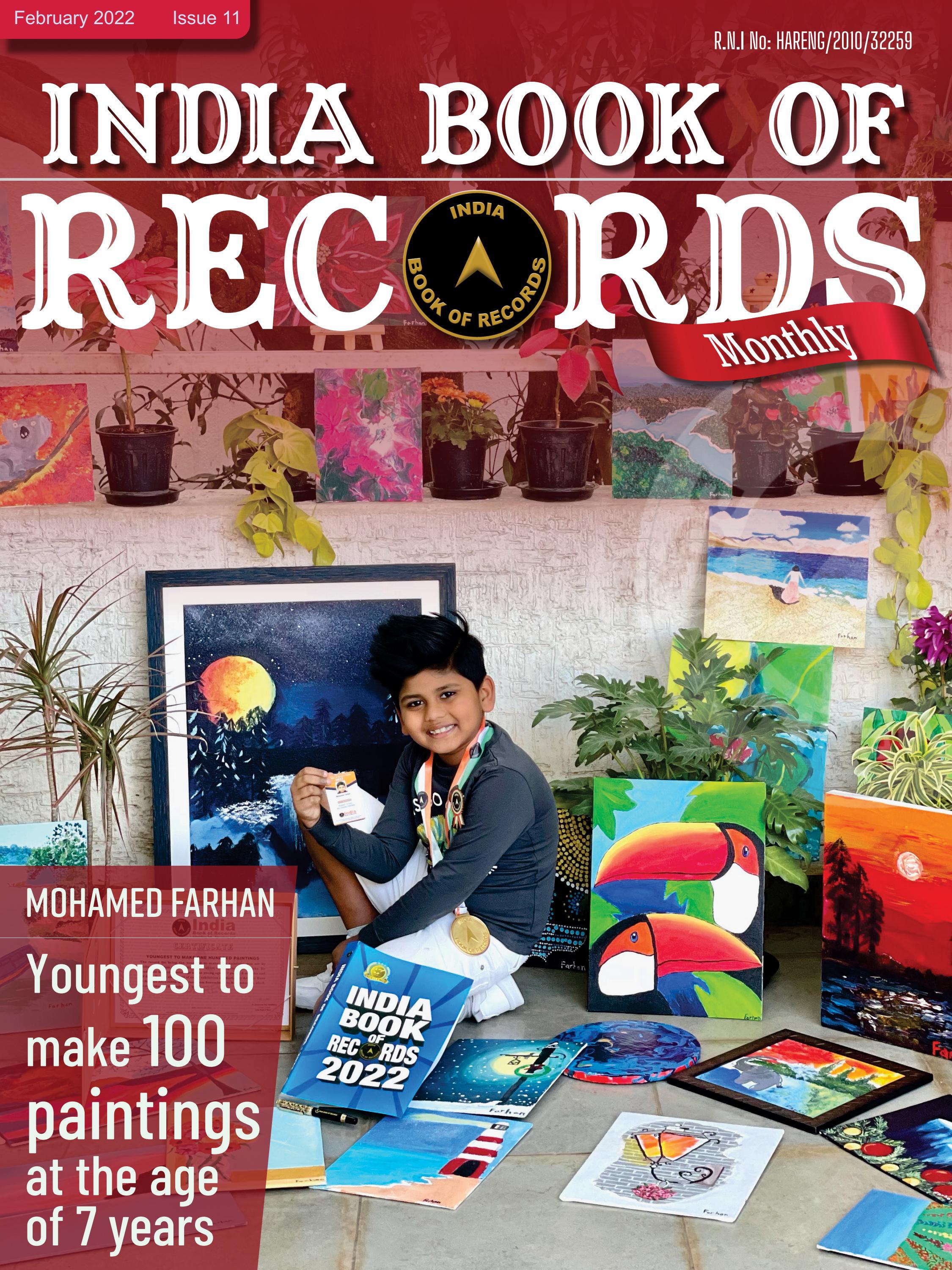 India Book of Records Monthly, Eleventh issue by India Book of Records