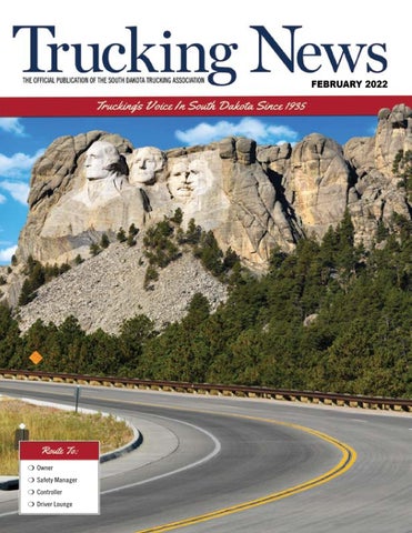 Cover of "SDTA Trucking News February 2022"