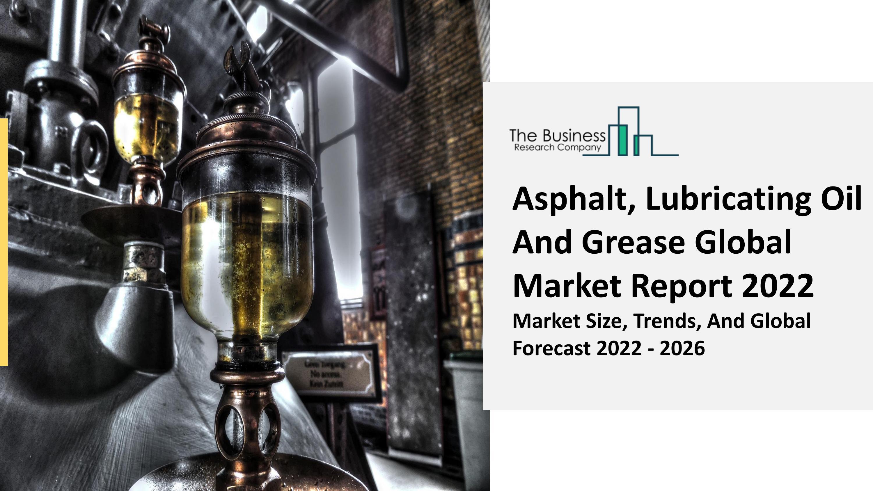 Asphalt, Lubricating Oil And Grease Market Growth And Share, Size And Trends Forecast To 2031 by