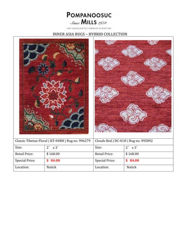 Pompanoosuc Mills Rugs Sale 家具型录 2020 第 9 页
