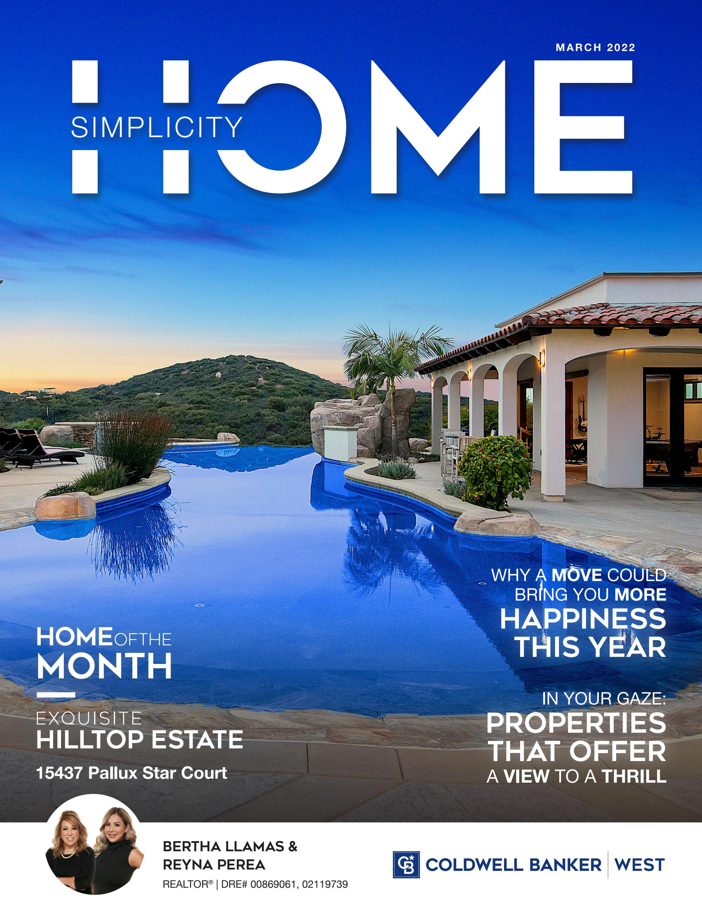 Bertha Llamas & Reyna Perea Home Simplicity, March 2022 by Coldwell