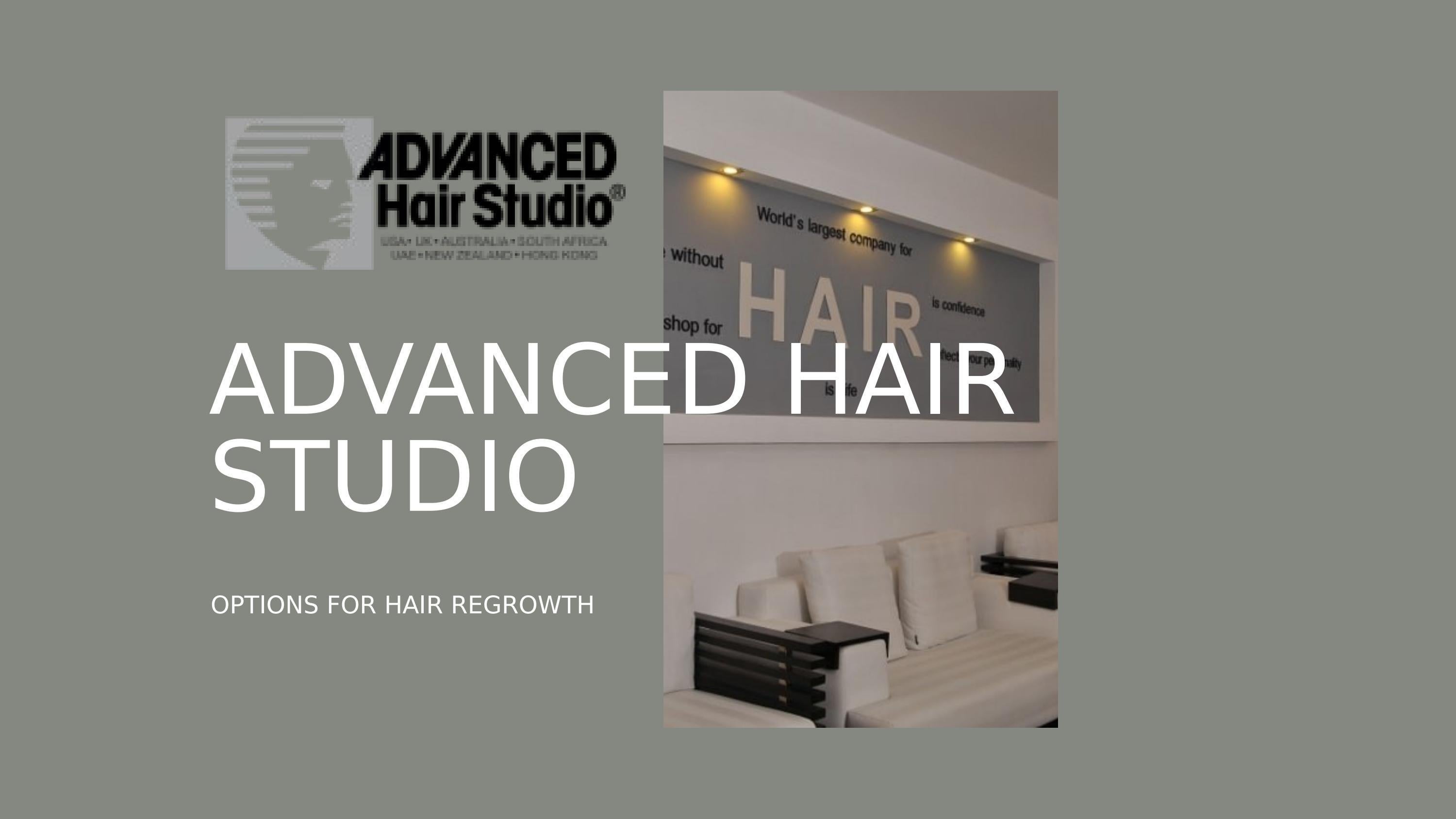 Various options for hair regrowth treatment in Dubai by