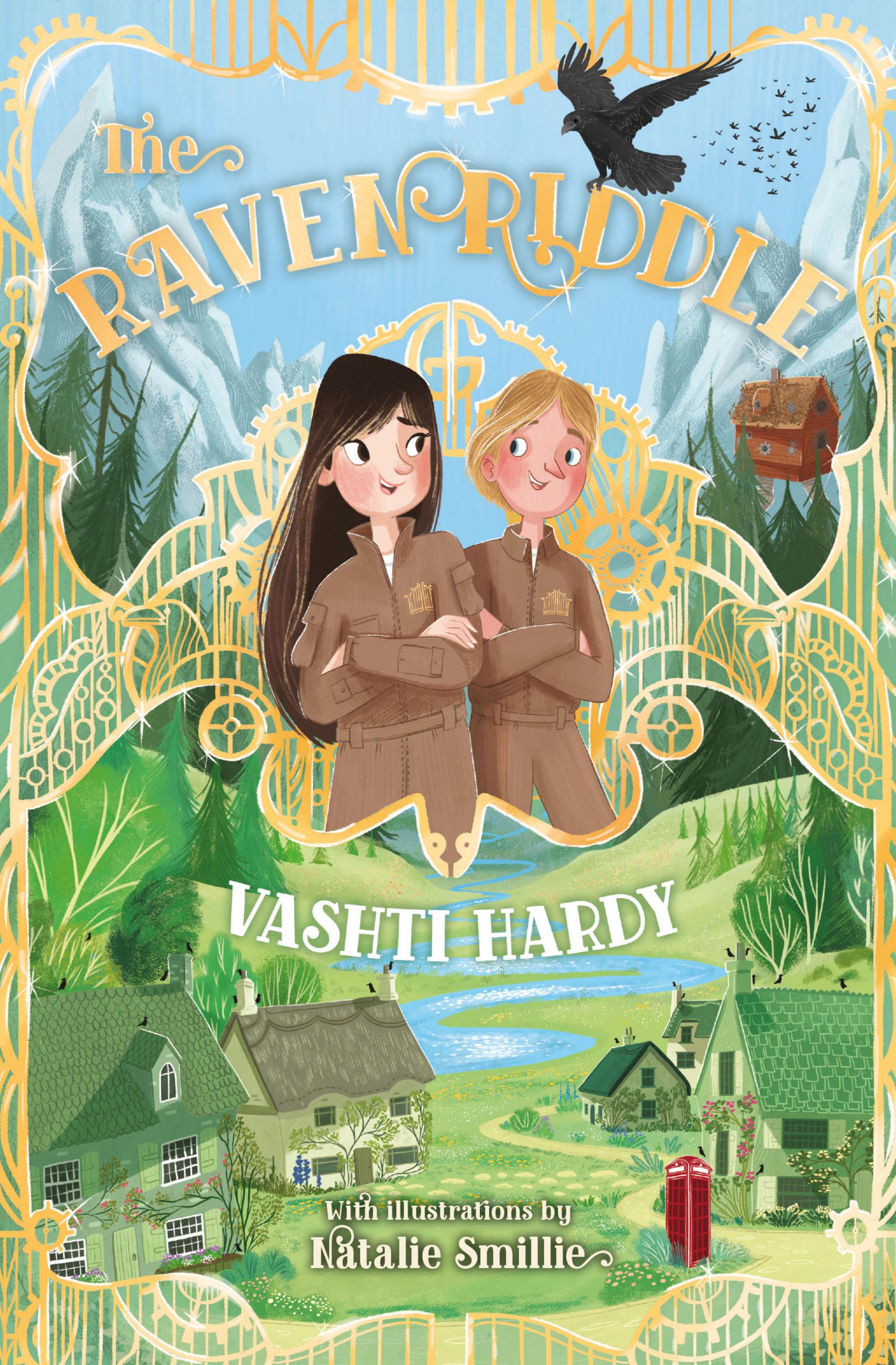 The Raven Riddle (The Griffin Gate #3) by Vashti Hardy, illustrated by ...