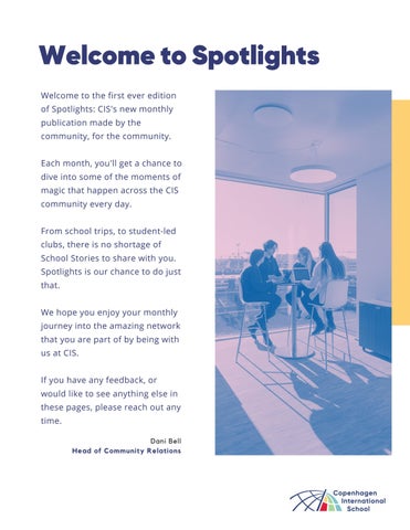 Copenhagen International School 灯饰目录 · Spotlights - 期 1 (March 2022) 第 4 页