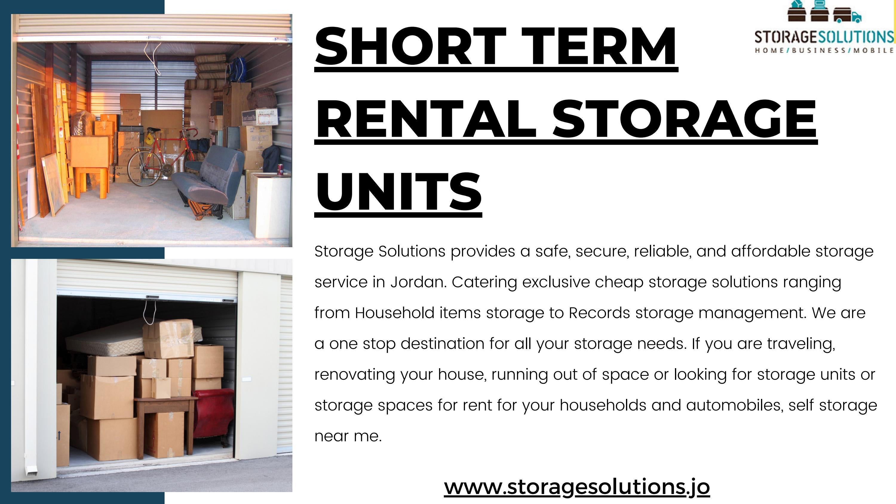 Short Term Rental Storage Units in Jordan by storagesolutions.jo Issuu