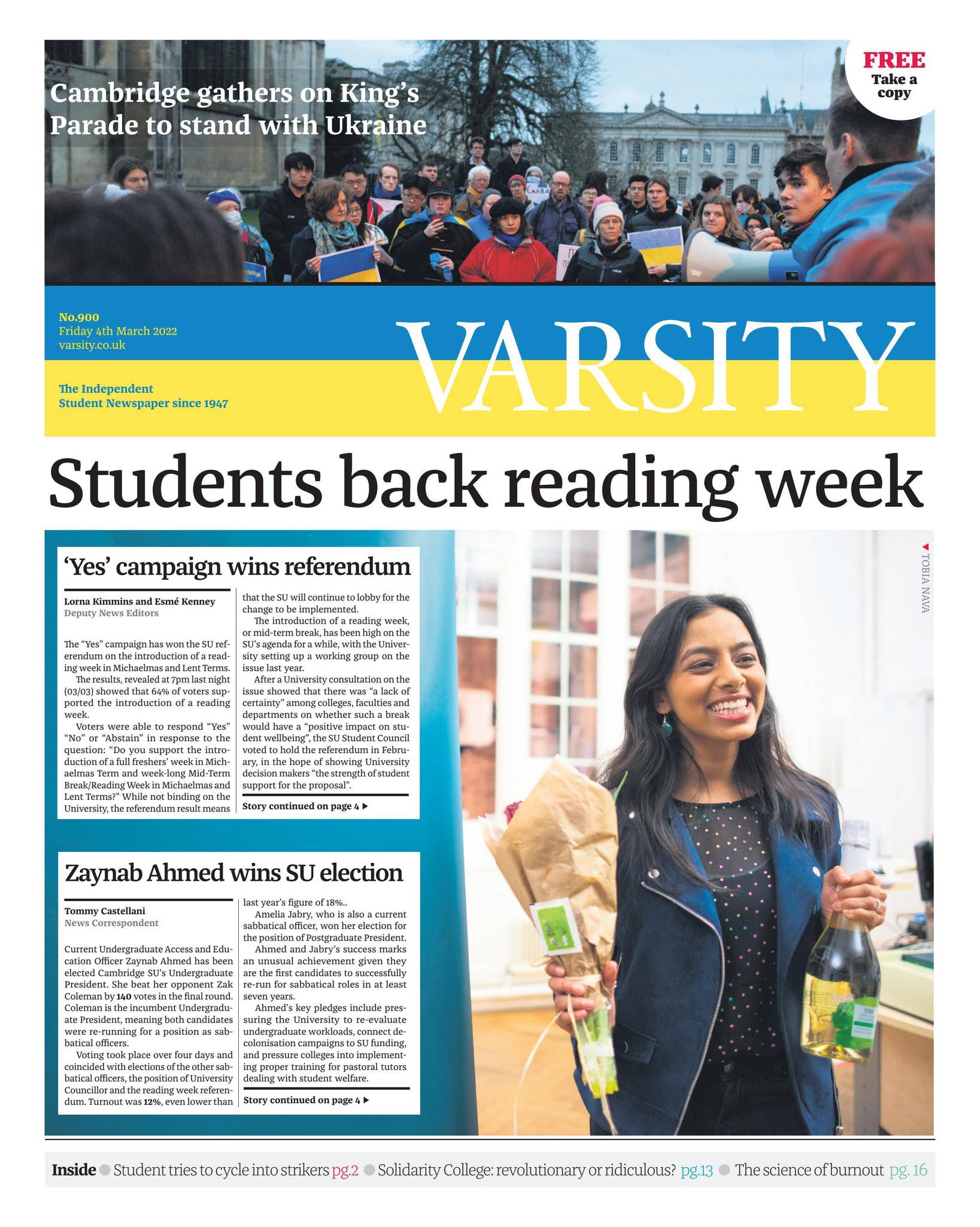 Varsity Issue 900 by Varsity Publications Ltd - Issuu