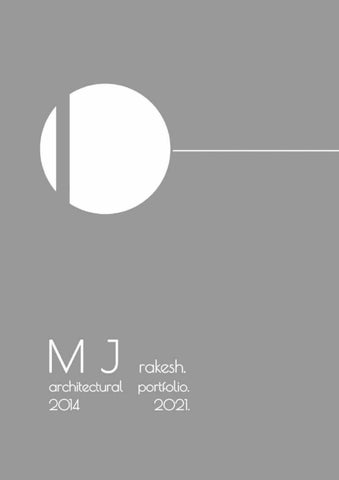 Rakesh MJ 's Architecture Portfolio by rakesh mj - Issuu