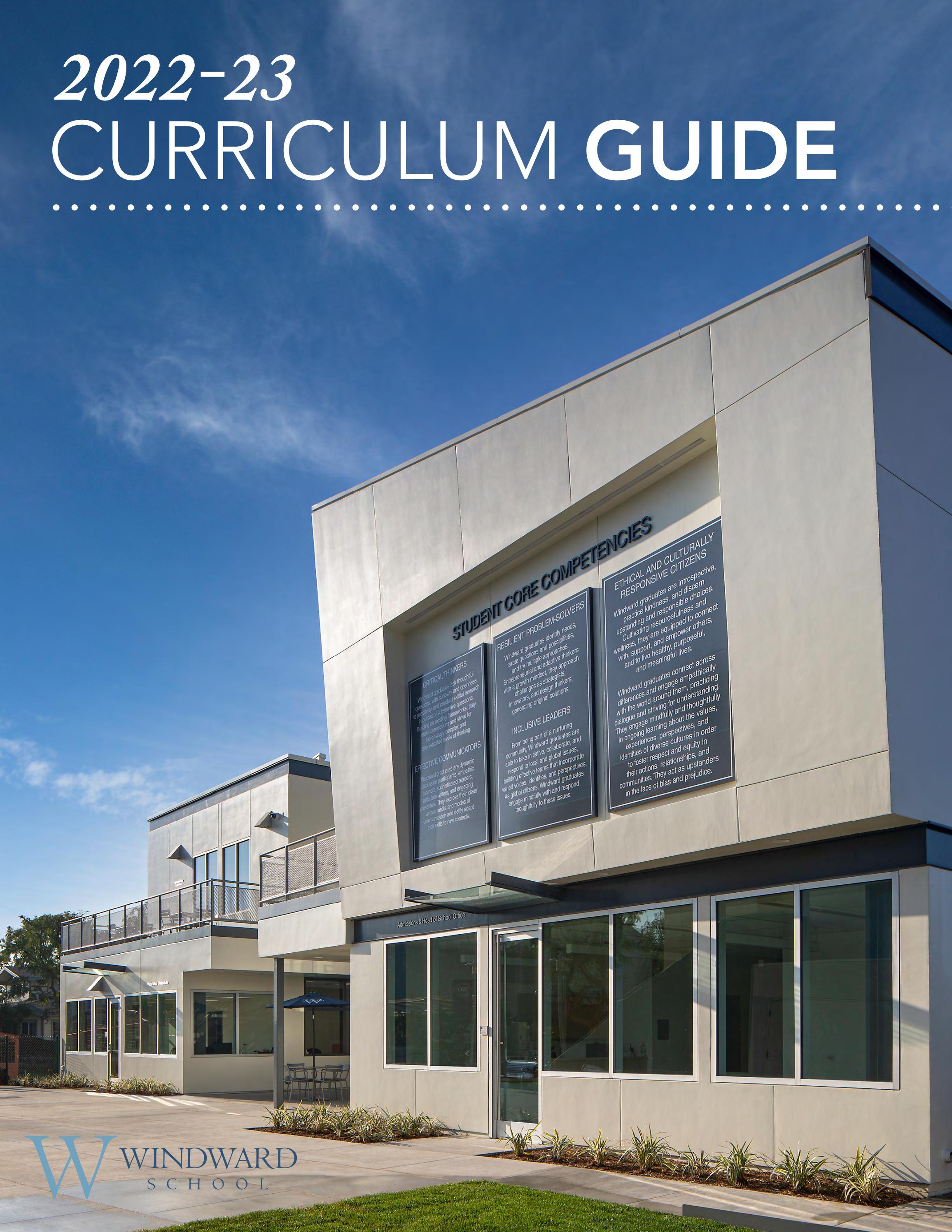 Windward Curriculum Guide—2022-23 by Windward School - Issuu