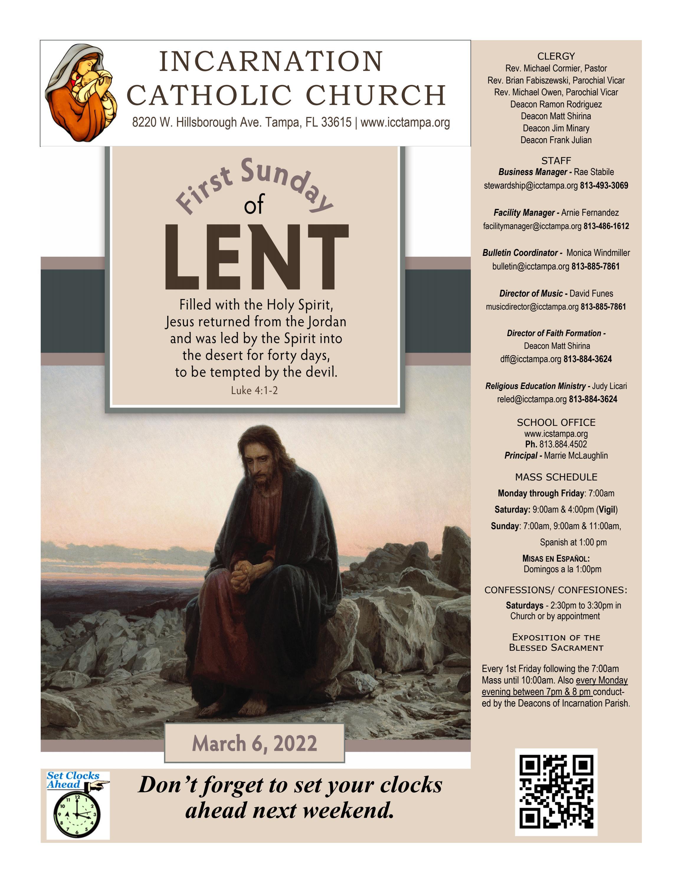 Incarnation Catholic Church Bulletin 3622 by DocuSource Visual