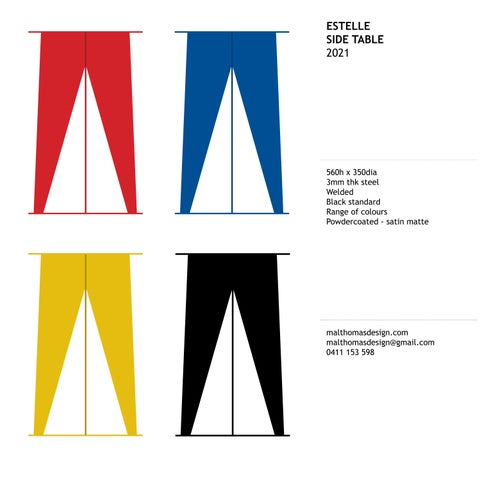 malthomasdesign 家具目录 · Estelle 边几 第 4 页
