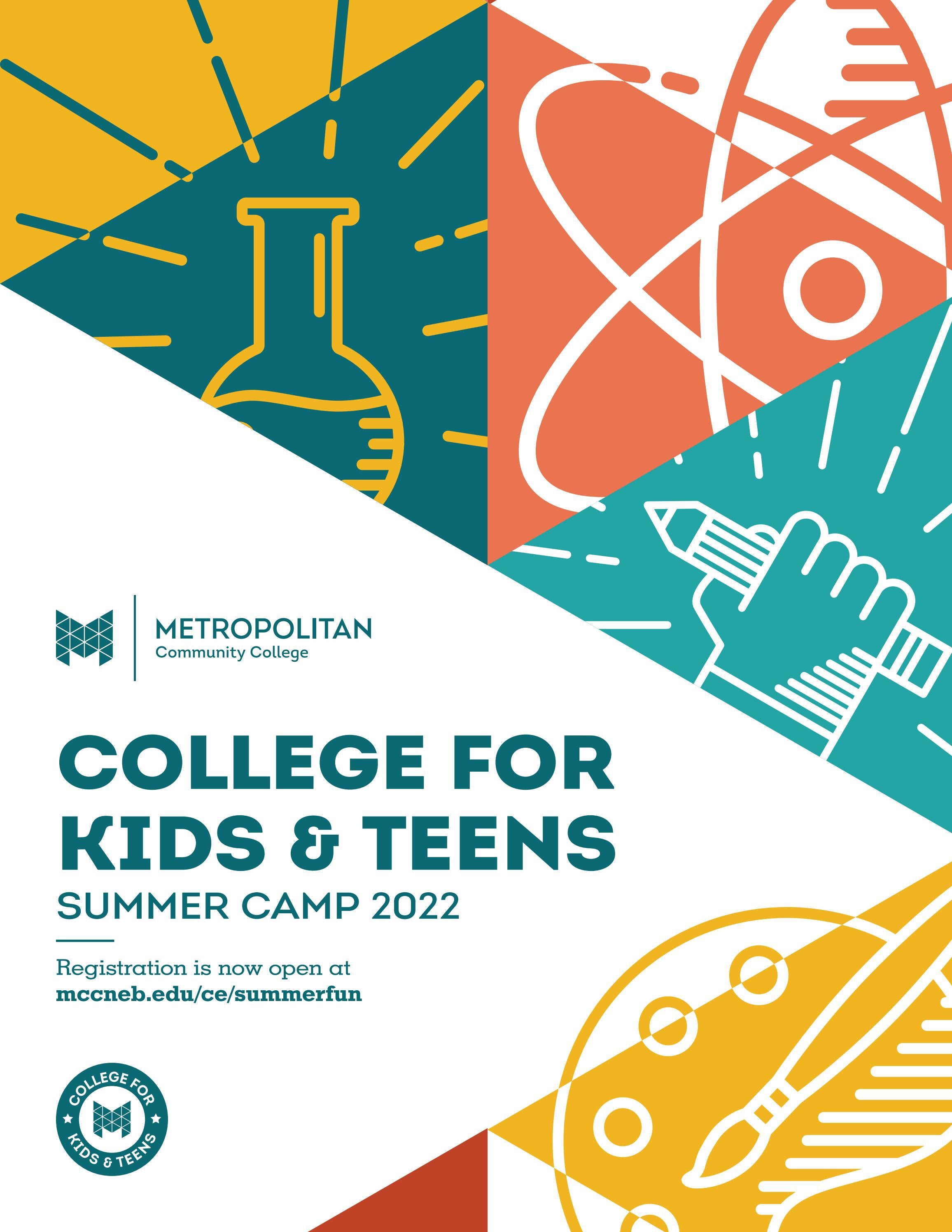 2022 College for Kids and College for Teens Summer Camps by mccnebce