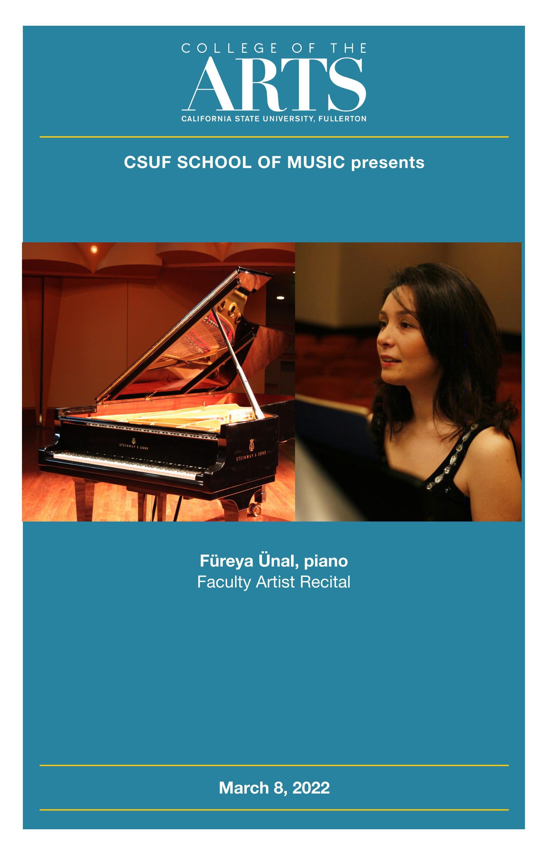 Füreya Ünal, piano