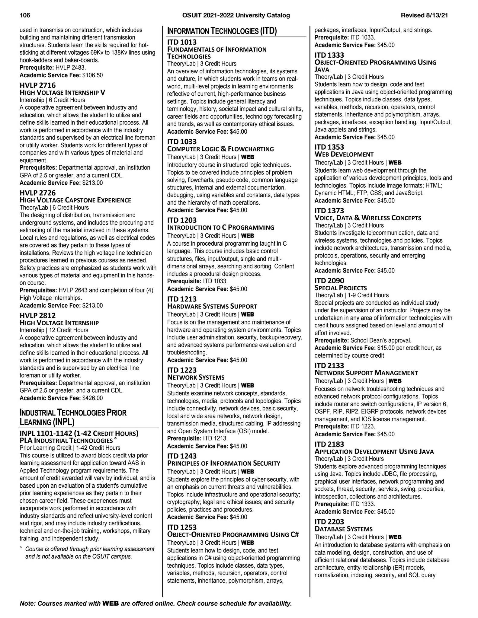 20212022 OSUIT Academic Catalog by Oklahoma State Issuu