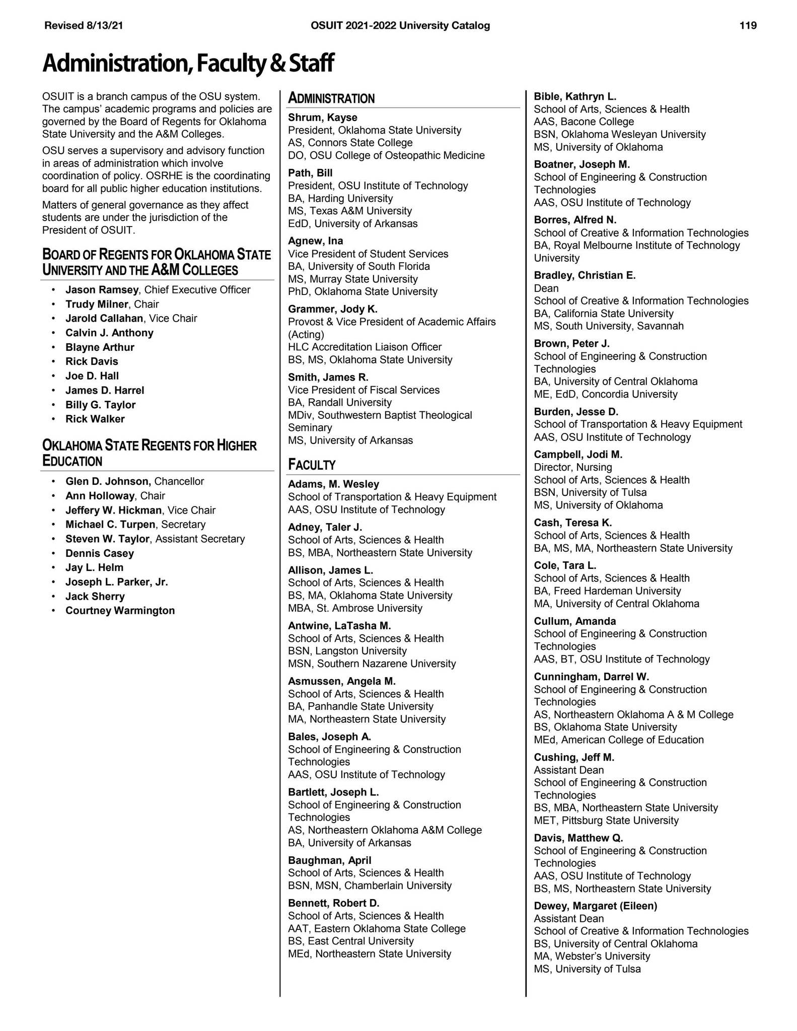 20212022 OSUIT Academic Catalog by Oklahoma State Issuu